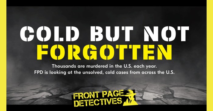 Cold cases true crime